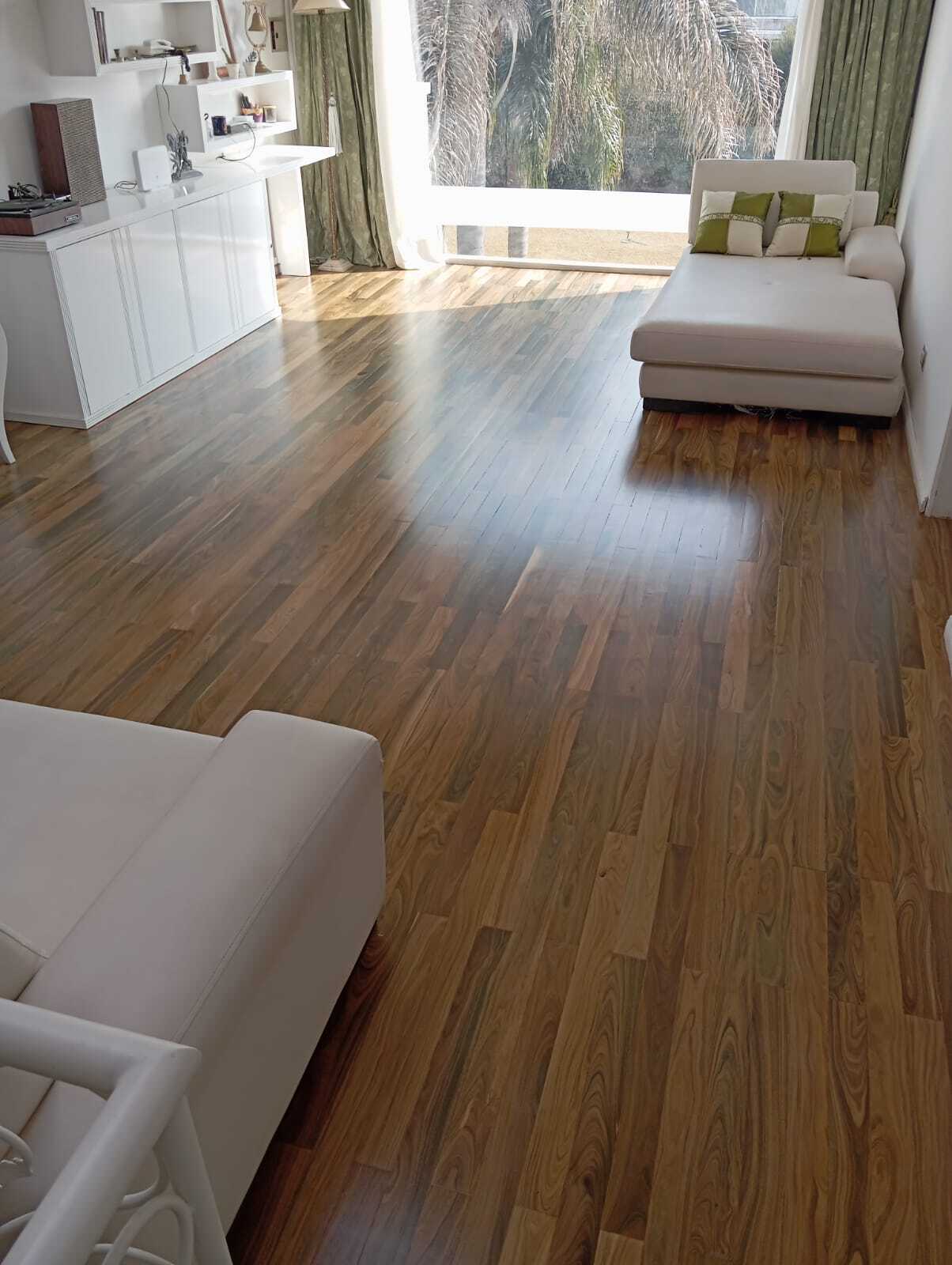 Piso de madera trabajado por Cardinal Parquets - Rosario, Funes, Fisherton